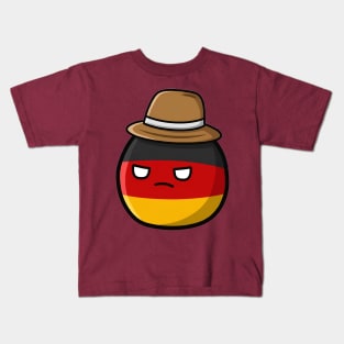 Germany Unhappy Vacation Hat Kids T-Shirt